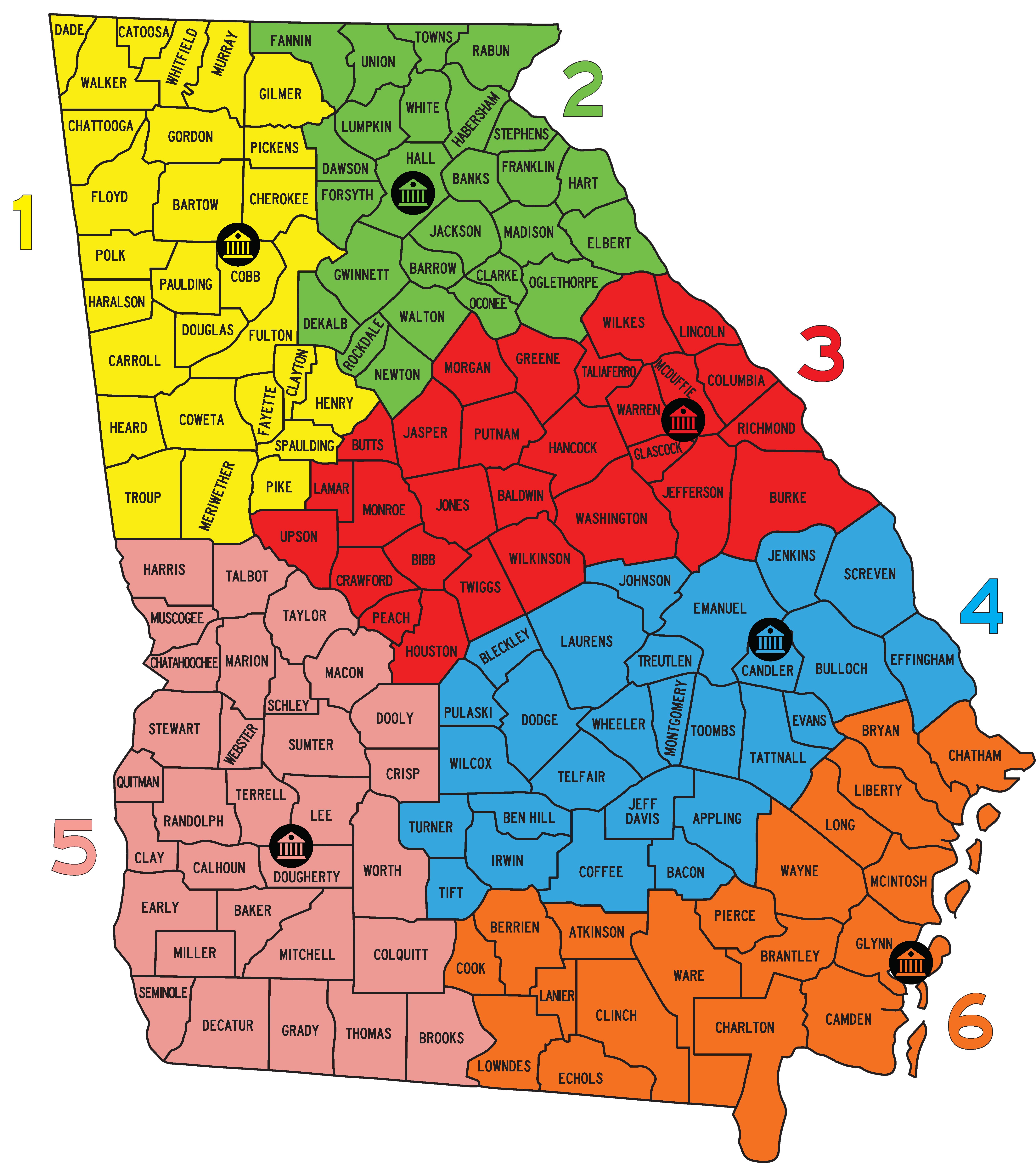 Law enforcement region offices department of natural resources division